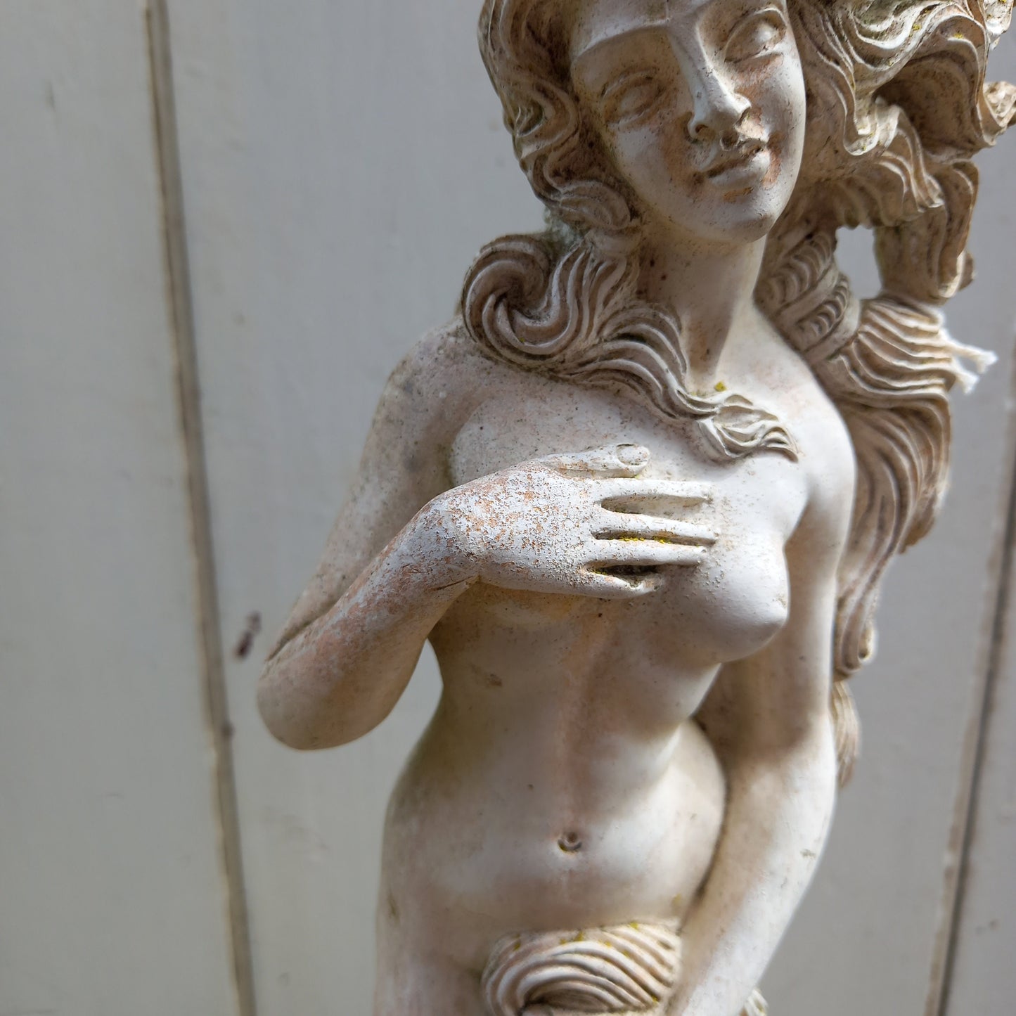 Vintage Nymph Statue: Venus Garden Statue, Nude Statue, Decorative Statue, French Garden Decor, Venus Figurine, Classical Statue